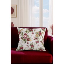 Premier Home Duck Güllü Kırlent Kılıfı Pudra Sarı V1 45X50