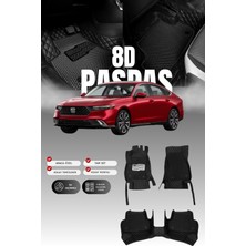 Stiloto Honda Accord (2023 ve Sonrası) 8d Deri Havuzlu Oto Paspas | Tam Koruma,araca Özel & Hızlı Montaj