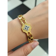 Duru Aksesuar Çelik Kelepçe Bileklik