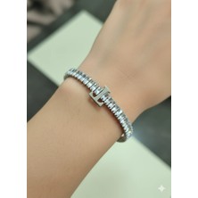 Duru Aksesuar Çelik Kelepçe Bileklik