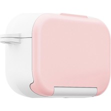 Caseonn Apple Airpods Pro/pro 2.nesil Kılıf Stand Özellikli Aynalı Kapak Pembe