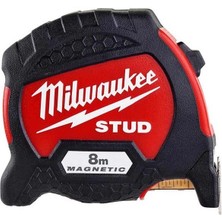 Milwaukee T4932471627 Şerit Metre Stud Manyetik Metre Gen 2 8m
