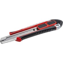 İzeltaş Pro 18 mm Metal Gövde Emniyetli Otomatik Kilitli Maket Bıçağı Endüstriyel Kullanım İçin