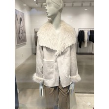 Luma Decor Kadın Kürk Iki Taraflı Giyilebilen Mont