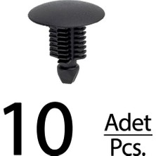 Alpha Auto Part Fiat Ducato Peugeot Boxer Citroen Jumper Için Universal Bağlantı Klips - 10 Adet