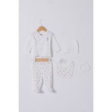 0-3 Ay Polo Erkek Bebek Beyaz Hastane Çıkışı - Beyaz