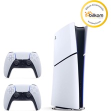 Sony Playstation 5 Slim 825 GB Digital Edition Oyun Konsolu + 2. Dualsense (Bilkom Garantili)