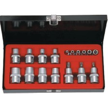 RICO 1/4 - 1/2 Torx Lokma Seti 18 Parça