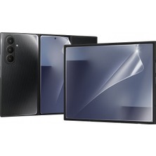 Rova Samsung Galaxy Z Trifold Uyumlu Tam Set 2 Ön 2 Arka Body Şeffaf Ultra Koruyucu Nano Jelatin