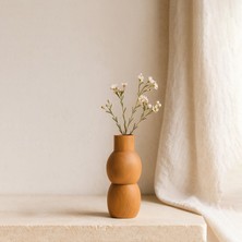 Homing Ahşap Mini Vazo 15 cm