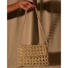Ravinity Pinterest Çantası, Özel Tasarım Parlak Inci Çanta