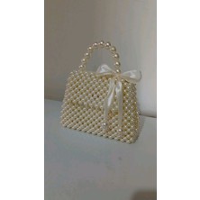 Ravinity Fiyonk Kurdeleli Inci Çanta