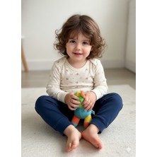 Şimo Butik Kız Erkek Çocuk Bebek Uzun Kollu Çıtçıtlı Body-Badi %100 Organik Pamuk 3.5-4-5-6 Yaş Organik Kiraz