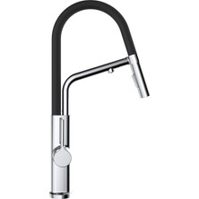 Turkuaz Nova Esnek Çıkış Uçlu Mutfak (Eviye) Bataryası (Siyah Hortumlu) Arıtmalı