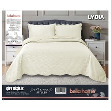 Bella Home Lydia Kadife Yatak Örtüsü Çift Kişilik