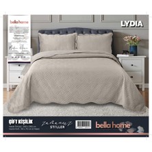 Bella Home Lydia Kadife Yatak Örtüsü Çift Kişilik