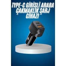 Elixem Araç Şarj Adaptörü 38W PD 2 Port USB TypeC Hızlı Şarj