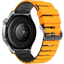 MobaxAksesuar Haylou Rt LS05S Dt3 Mate Qcy Gtc C4U C1 22MM Kordon Double Soft Yumuşak Silikon Band Str-27