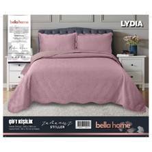 Bella Home Lydia Kadife Yatak Örtüsü Çift Kişilik