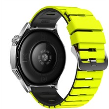MobaxAksesuar Huawei Watch 5 / 4 / 3 Pro 22MM Kordon Double Soft Yumuşak Silikon Band Str-27