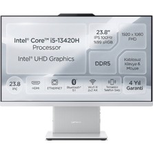 Lenovo Ideacentre 24IRH9 I5-13420H 32GB 512GB SSD 23.8" Fhd Freedos All In One Pc F0HN0053TR 002