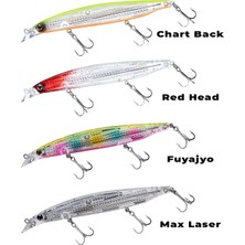 Daiwa Shore Line Shiner Z Vertice R Laser Impact 125F 12.5cm 20.5gr Maket Balık Chart Back