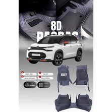 Stiloto Citroen C3 Aircross (2017-2023) 8d Deri Havuzlu Oto Paspas | Tam Koruma,araca Özel & Hızlı Montaj