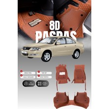 Stiloto Nissan Almera (2000-2006) 8d Deri Havuzlu Oto Paspas | Tam Koruma,araca Özel & Hızlı Montaj