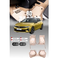 Stiloto Opel Astra L Hatchback (2021 ve Sonrası) 8d Deri Havuzlu Oto Paspas | Tam Koruma & Hızlı Montaj