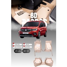 Stiloto Renault Kangoo (2022 ve Sonrası) 8d Deri Havuzlu Oto Paspas | Tam Koruma,araca Özel & Hızlı Montaj