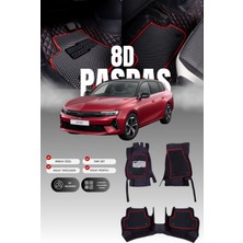 Stiloto Opel Astra L Station Wagon (2021 ve Sonrası) 8d Deri Havuzlu Oto Paspas | Tam Koruma & Hızlı Montaj