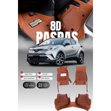 Stiloto Toyota Ch-R (2016-2023) 8d Deri Havuzlu Oto Paspas | Tam Koruma,araca Özel & Hızlı Montaj