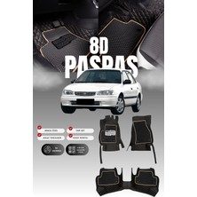 Stiloto Toyota Corolla (1998-2002 ) 8d Deri Havuzlu Oto Paspas | Tam Koruma,araca Özel & Hızlı Montaj