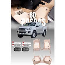 Stiloto Suzuki D-Max  (2002-2007) 8d Deri Havuzlu Oto Paspas | Tam Koruma,araca Özel & Hızlı Montaj