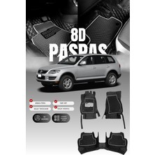 Stiloto Volkswagen Touareg (2004-2010) 8d Deri Havuzlu Oto Paspas | Tam Koruma,araca Özel & Hızlı Montaj