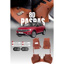 Stiloto Volkswagen T-Cross (2022 ve Sonrası) 8d Deri Havuzlu Oto Paspas | Tam Koruma & Hızlı Montaj