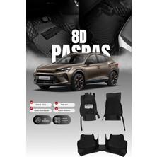 Stiloto Cupra Formentor Hibrit (2020 ve Sonrası) 8d Deri Havuzlu Oto Paspas | Tam Koruma & Hızlı Montaj