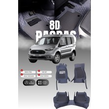 Stiloto Ford Tourneo Connect (2013-2022) 8d Deri Havuzlu Oto Paspas | Tam Koruma & Hızlı Montaj