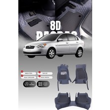 Stiloto Hyundai Accent Era (2006-2012) 8d Deri Havuzlu Oto Paspas | Tam Koruma & Hızlı Montaj