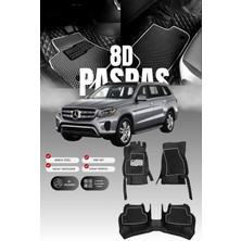 Stiloto Mercedes Gls 350 / X166 (2015-2019) 8d Deri Havuzlu Oto Paspas | Tam Koruma & Hızlı Montaj