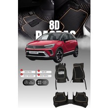 Stiloto Opel Crossland (2021-2024) 8d Deri Havuzlu Oto Paspas | Tam Koruma,araca Özel & Hızlı Montaj