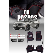 Stiloto Volkswagen Tiguan (2024 ve Sonrası) 8d Deri Havuzlu Oto Paspas | Tam Koruma & Hızlı Montaj