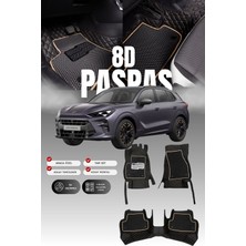 Stiloto Cupra Terramar (2024 ve Sonrası) 8d Deri Havuzlu Oto Paspas | Tam Koruma,araca Özel & Hızlı Montaj