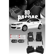 Stiloto Citroen C4 (2004-2010) 8d Deri Havuzlu Oto Paspas | Tam Koruma,araca Özel & Hızlı Montaj