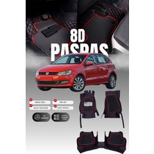 Stiloto Volkswagen Polo (2010-2017) 8d Deri Havuzlu Oto Paspas | Tam Korum,araca Özel Kesim& Hızlı Montaj