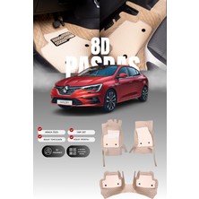 Stiloto Renault Megane 4 (2016-2025) 8d Deri Havuzlu Oto Paspas | Tam Koruma,araca Özel & Hızlı Montaj