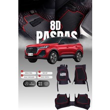 Stiloto Chery Tiggo 7 Pro Max (2020 ve Sonrası) 8d Deri Havuzlu Oto Paspas | Tam Koruma & Hızlı Montaj