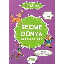 Alfa Yayınları Seçme Dünya Masalları 1. Sınıf Renkli Heceli Düz Yazı 10 Kitap