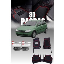 Stiloto Opel Corsa C (2002-2006) 8d Deri Havuzlu Oto Paspas | Tam Koruma,araca Özel & Hızlı Montaj