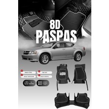 Stiloto Dodge Avenger (2007-2014) 8d Deri Havuzlu Oto Paspas | Tam Koruma,araca Özel & Hızlı Montaj